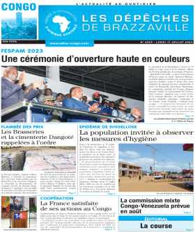 Cover Les Dépêches du Bassin du Congo - 4549 