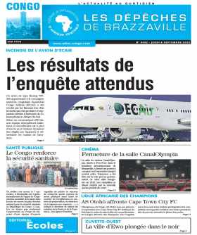 Cover Les Dépêches de Brazzaville - 4332 