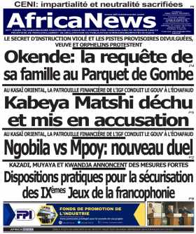 Cover Africa News RDC - 2274 
