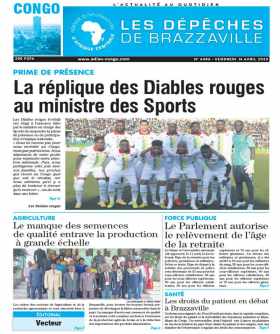 Cover Les Dépêches de Brazzaville - 4485 