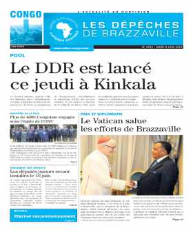 Cover Les Dépêches de Brazzaville - 4522 