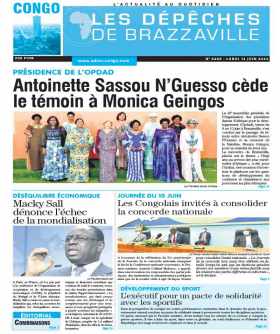 Cover Les Dépêches de Brazzaville - 4269 