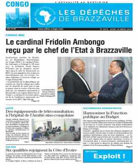Cover Les Dépêches de Brazzaville - 4475 
