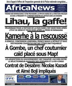 Cover Africa News RDC - 2148 
