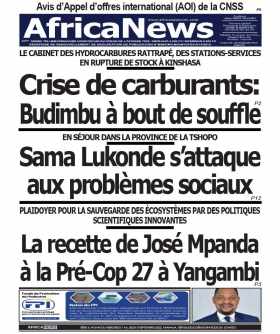 Cover Africa News RDC - 2145 