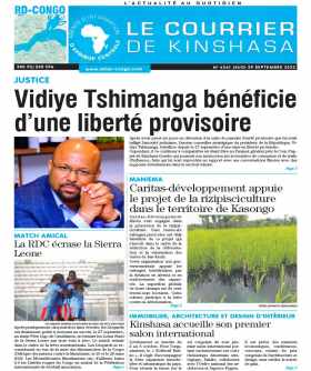 Cover Le Courrier de Kinshasa - 4347 