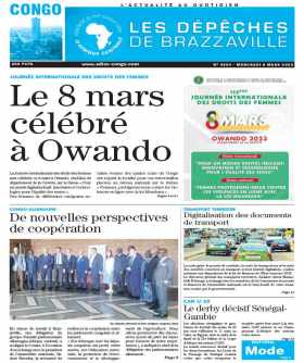 Cover Les Dépêches de Brazzaville - 4459 