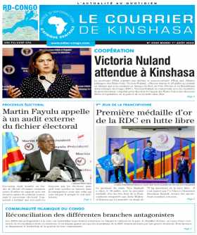 Cover Le Courrier de Kinshasa - 4560 