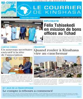 Cover Le Courrier de Kinshasa - 4552 