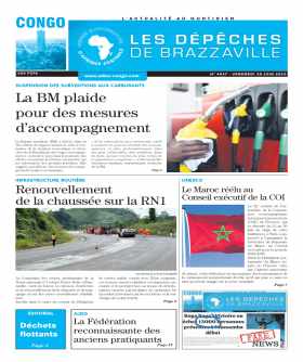 Cover Les Dépêches de Brazzaville - 4537 