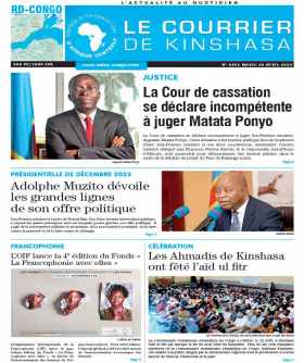 Cover Le Courrier de Kinshasa - 4492 