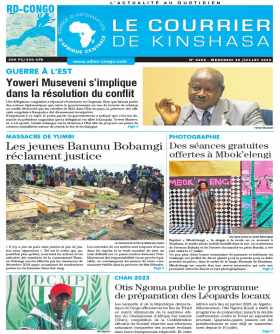 Cover Le Courrier de Kinshasa - 4296 