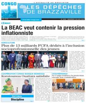 Cover Les Dépêches de Brazzaville - 4535 
