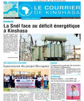 Cover Le Courrier de Kinshasa - 4494 