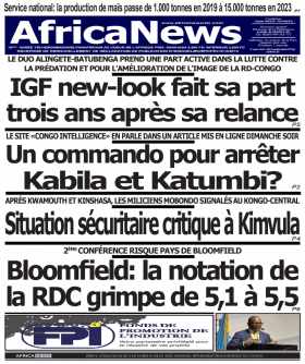 Cover Africa News RDC - 2264 