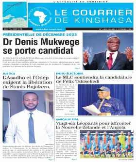 Cover Le Courrier de Kinshasa - 4605 