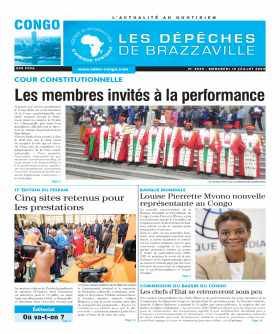 Cover Les Dépêches de Brazzaville - 4545 