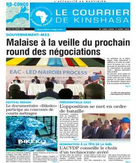 Cover Le Courrier de Kinshasa - 4486 