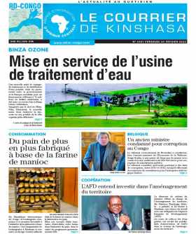 Cover Le Courrier de Kinshasa - 4451 