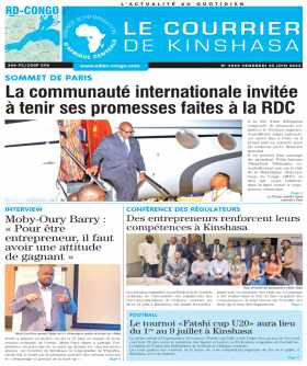 Cover Le Courrier de Kinshasa - 4533 