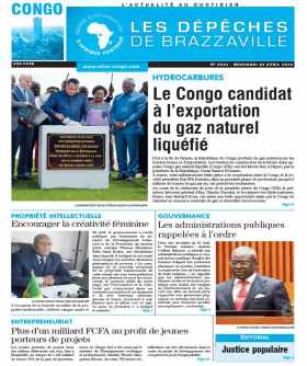 Cover Les Dépêches de Brazzaville - 4493 