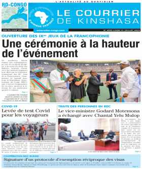 Cover Le Courrier de Kinshasa - 4559 