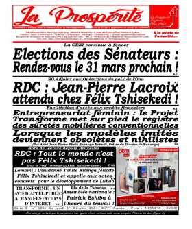 Cover La Prospérité - 6261 