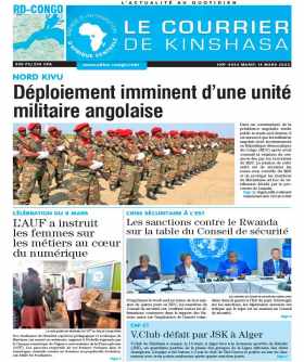 Cover Le Courrier de Kinshasa - 4463 
