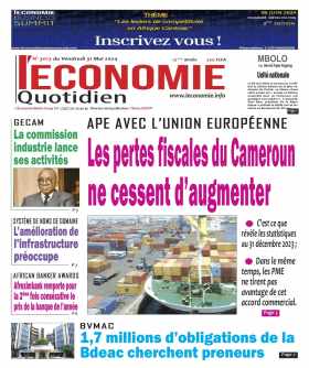 Cover l'Economie - 3013 