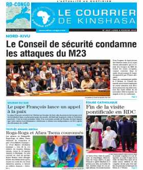 Cover Le Courrier de Kinshasa - 4437 