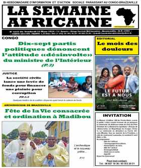 Cover La Semaine Africaine - 4222 