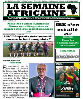 Cover La Semaine Africaine - 4109 