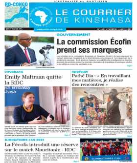 Cover Le Courrier de Kinshasa - 4481 