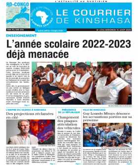Cover Le Courrier de Kinshasa - 4326 