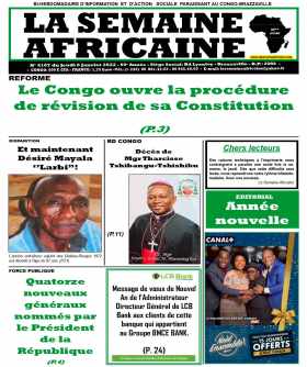 Cover La Semaine Africaine - 4107 