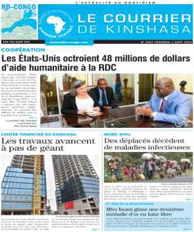 Cover Le Courrier de Kinshasa - 4563 