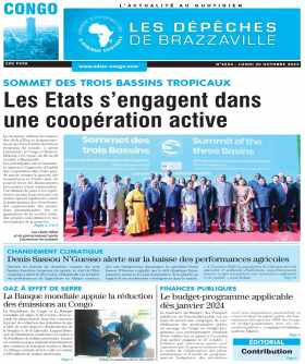 Cover Les Dépêches de Brazzaville - 4624 