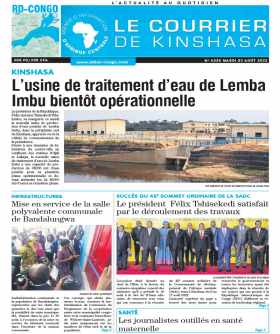 Cover Le Courrier de Kinshasa - 4320 