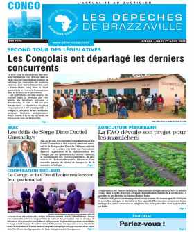 Cover Les Dépêches de Brazzaville - 4304 