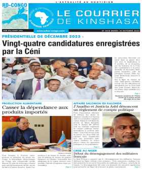 Cover Le Courrier de Kinshasa - 4610 