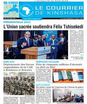 Cover Le Courrier de Kinshasa - 4483 