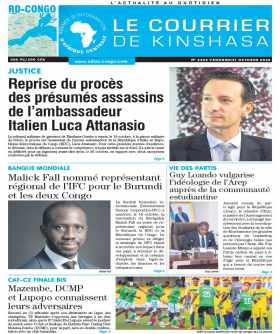 Cover Le Courrier de Kinshasa - 4363 