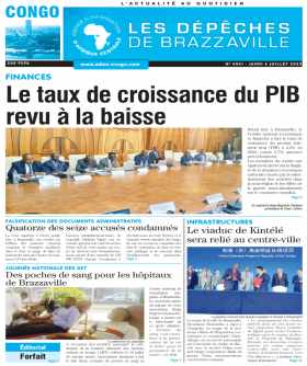 Cover Les Dépêches de Brazzaville - 4541 