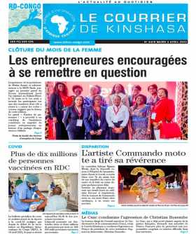Cover Le Courrier de Kinshasa - 4478 