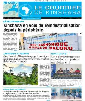 Cover Le Courrier de Kinshasa - 4488 