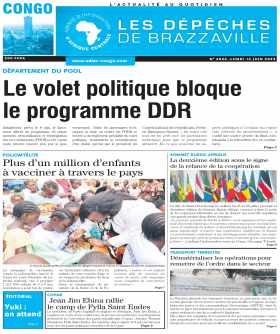Cover Les Dépêches de Brazzaville - 4524 
