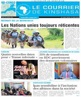 Cover Le Courrier de Kinshasa - 4527 