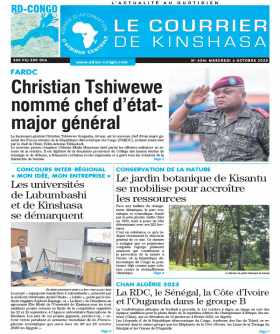 Cover Le Courrier de Kinshasa - 4351 