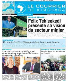 Cover Le Courrier de Kinshasa - 4439 