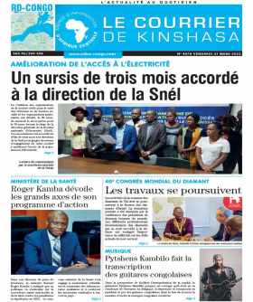 Cover Le Courrier de Kinshasa - 4476 